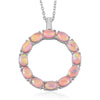 Pink Simulated Opal