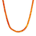 Baltic Amber Beaded Necklace in Sterling Silver 20 Inches - Sticky add to cart bar