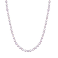 Freshwater Pearl Necklace (18 Inches) in Sterling Silver