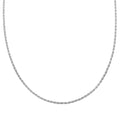 Sterling Silver Rope Chain Necklace 24 Inches 29.5 Grams - Sticky add to cart bar