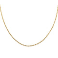14K Yellow Gold Over Sterling Silver Rope Chain Necklace 24 Inches 29.5 Grams - Sticky add to cart bar