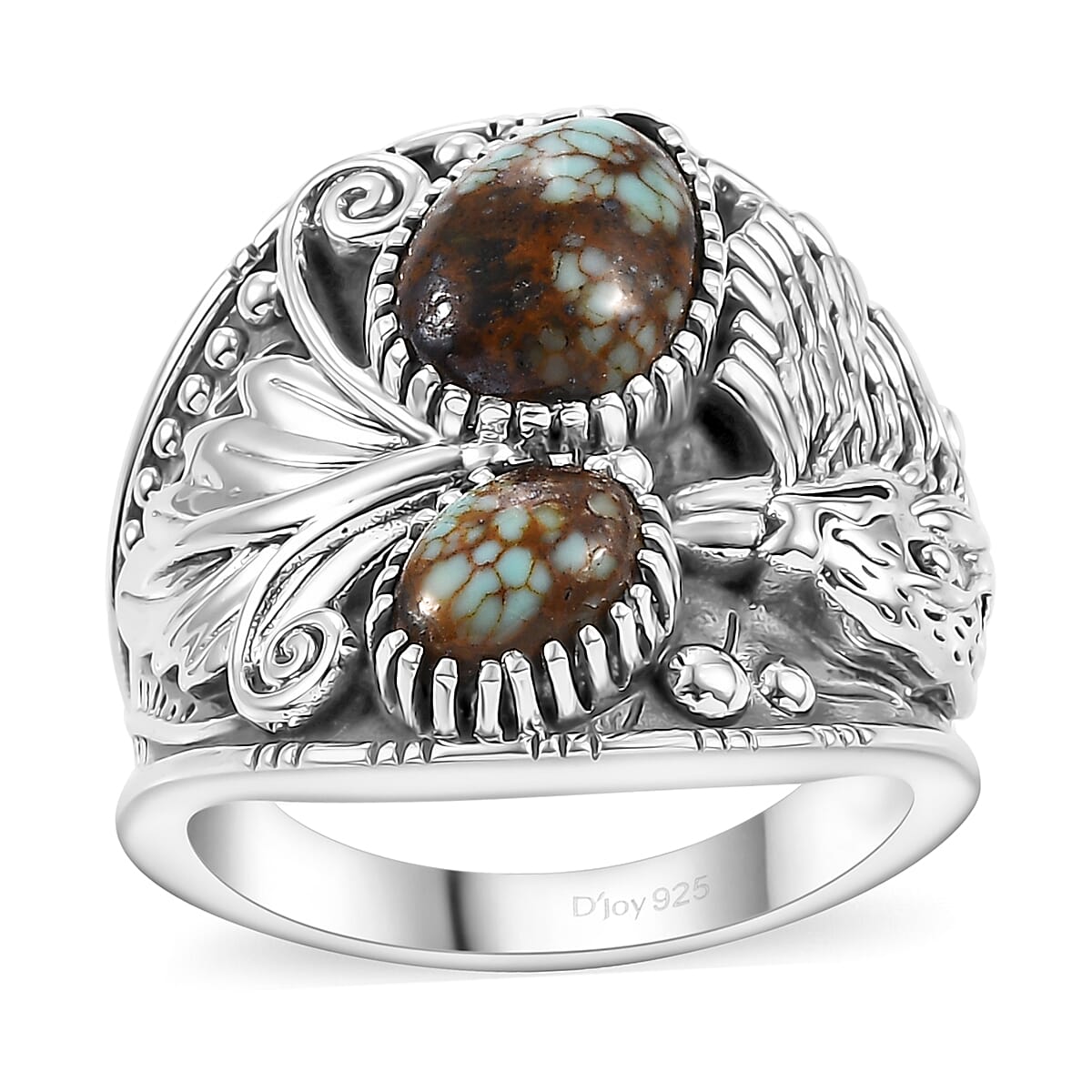 Artisan Crafted Blue Horizon Turquoise 2.30 ctw Ring in Sterling Silver