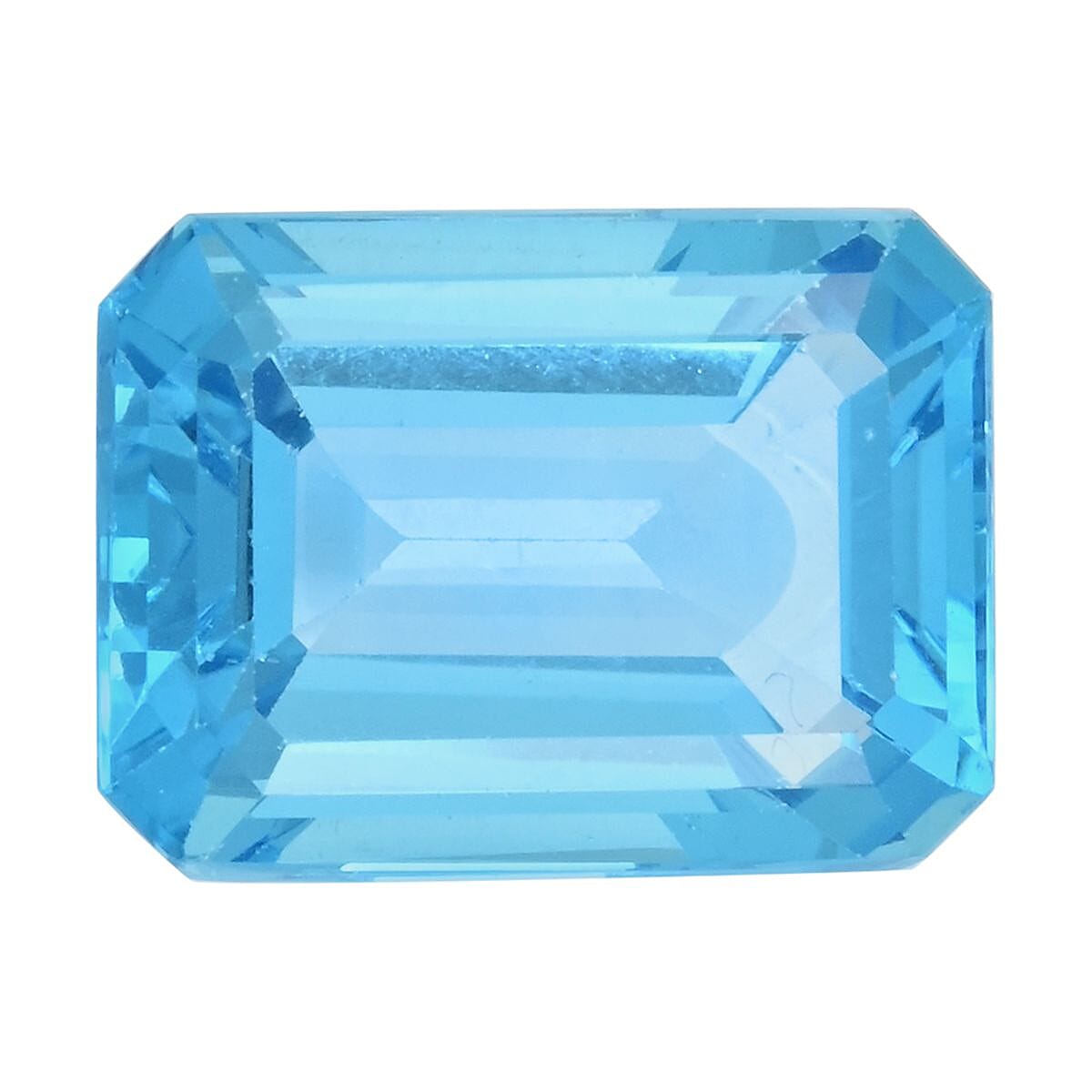 AAAA Swiss Blue Topaz Set of 2 (Oct 8x6 mm) 3.00 ctw