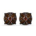 D'Joy Red Diamond 0.15 ctw Stud Earrings in Rhodium Over Sterling Silver - Sticky add to cart bar