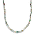 Zimbaprase 72.00 ctw Beaded Necklace in Rhodium Over Sterling Silver 20 Inches - Sticky add to cart bar