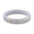 Natural Jade 370.00 ctw Carved Dragon Bangle Bracelet (7.0 In) - Sticky add to cart bar