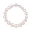 Doorbuster White Edison Pearl Bracelet in Rhodium Over Sterling Silver (6.50 In) - Sticky add to cart bar