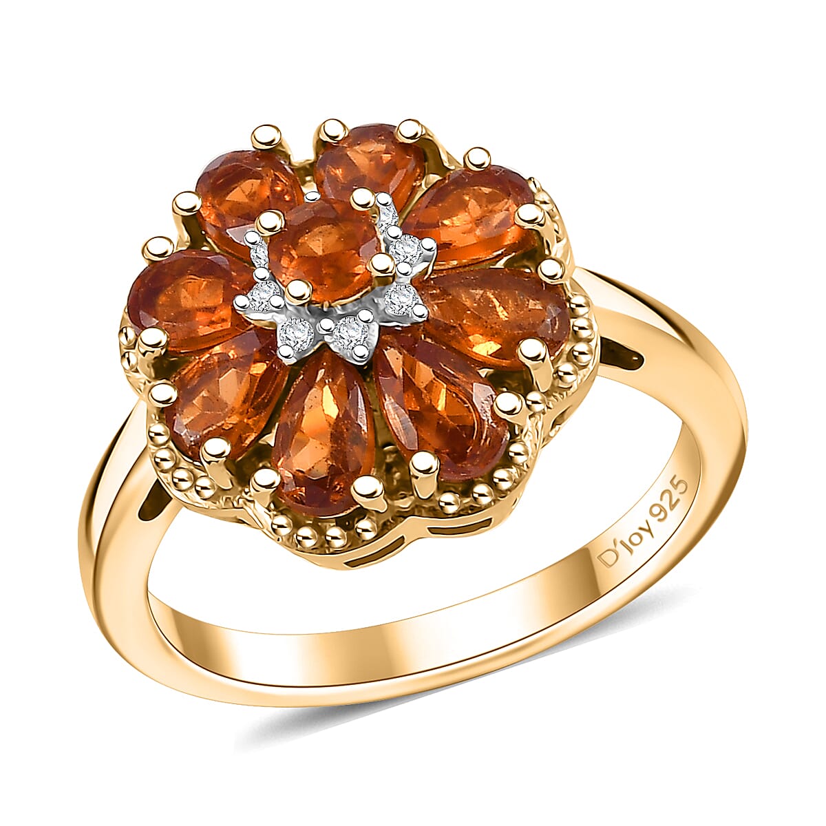 premium-tanzanian-sunlit-garnet-and-white-zircon-2.35-ctw-floral-ring-in-18k-vermeil-yellow-gold-over-sterling-silver-size-5.0