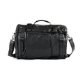 Black Multi-purpose Faux Leather Convertible Backpack - Sticky add to cart bar
