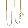 Delicate Harmony Necklace with Slider Ball in 18K Yellow Gold Over Sterling Silver 2.75 Grams 18 Inches - Sticky add to cart bar