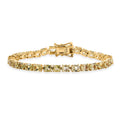 Madagascar Yellow Apatite Tennis Bracelet in 18K Vermeil YG Over Sterling Silver (6.50 In) 9.60 ctw - Sticky add to cart bar