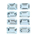 AA Mangoro Aquamarine Set of 8 (Oct 6x4 mm) 5.00 ctw - Sticky add to cart bar