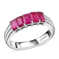 Luxoro 14K White Gold AAA Mozambique Ruby Solitaire Ring (Size 10.0) 5 Grams 1.50 ctw - Sticky add to cart bar
