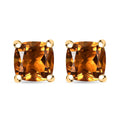 Premium Santa Ana Madeira Citrine 1.80 ctw Solitaire Stud Earrings in 18K Vermeil YG Over Sterling Silver - Sticky add to cart bar