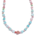 Multi Opal 70.00 ctw Beaded Necklace in Stainless Steel 18-20 Inches - Sticky add to cart bar