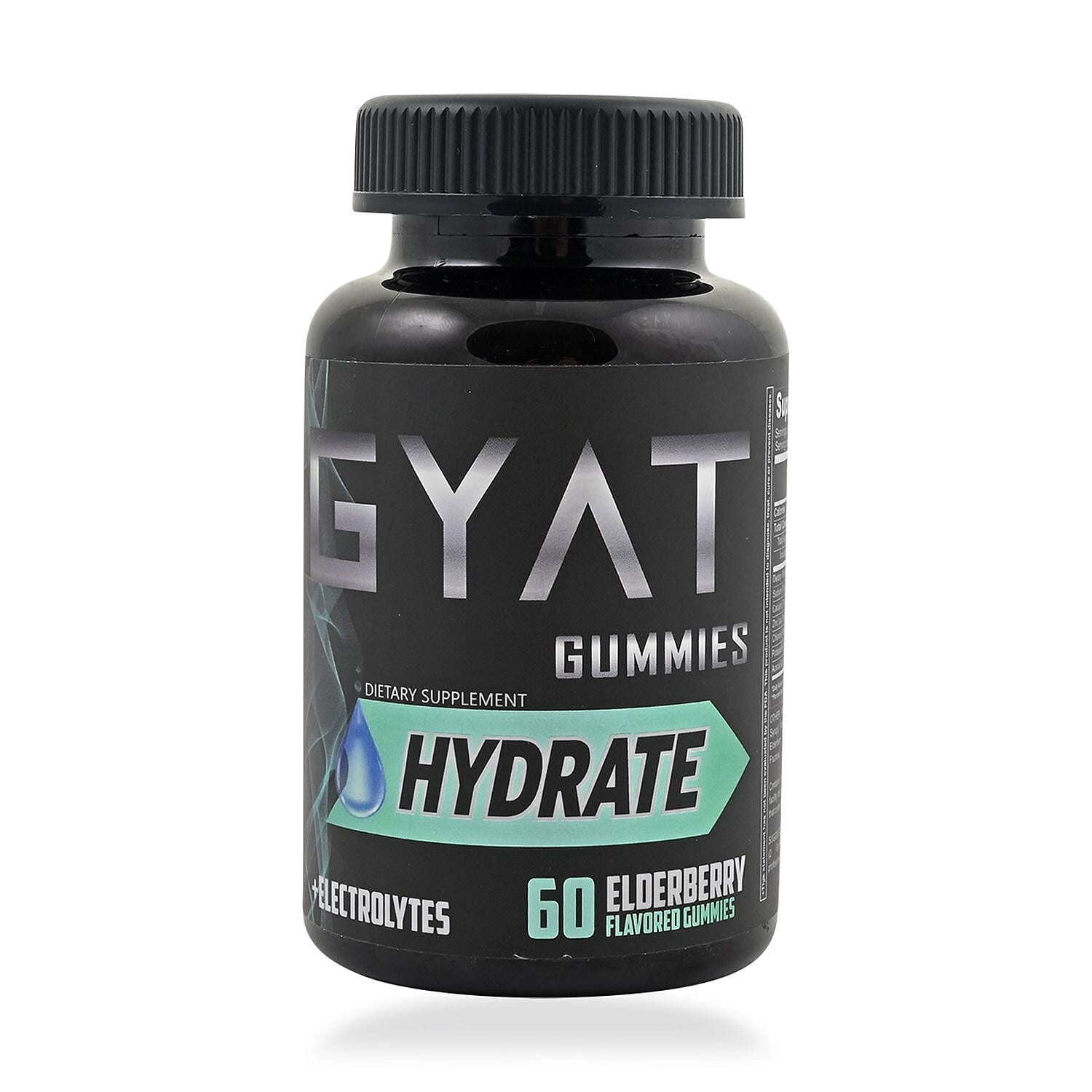 Gyat Hydrate Electrolytes Dietary Supplement (60 Gummies)- Elderberry
