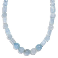 Mangoro Aquamarine 240.00 ctw Necklace in Stainless Steel 18 Inches