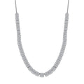 Diamond 4.00 ctw Necklace in Rhodium Over Sterling Silver 18-20 Inches - Sticky add to cart bar