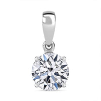 Luxuriant Lab Grown Diamond G VS 1.50 ctw Pendant without Chain in 950 Platinum