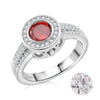 Red Moissanite