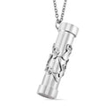Simulated Multi Color Diamond 0.80 ctw Pendant Necklace in Stainless Steel 30-32 Inches - Sticky add to cart bar