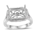 Luxoro 10K White Gold White Diamond (I3) Solitaire Ring (Size 7.0) 0.30 ctw - Sticky add to cart bar