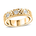 Karis White Diamond Accent Band Ring in 18K YG Plated (Size 10.0) - Sticky add to cart bar