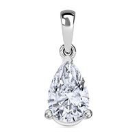 SGL Certified Luxuriant Lab Grown Diamond 2.00 ctw Solitaire Pendant in 950 Platinum