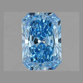IGI Certified Luxuriant Lab Grown Blue Diamond (VS2) (Radiant) 3.50 ctw - Sticky add to cart bar