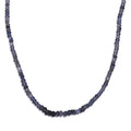 Catalina Iolite Beaded 110.00 ctw Necklace 18 Inches in Rhodium Over Sterling Silver - Sticky add to cart bar