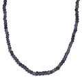 Catalina Iolite 58.00 ctw Beaded Necklace in Rhodium Over Sterling Silver 18-20 Inches - Sticky add to cart bar