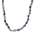 Catalina Iolite 80.00 ctw Beaded Necklace in Rhodium Over Sterling Silver 18 Inches - Sticky add to cart bar