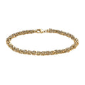 Bracelet in 18K Yellow Gold Over Sterling Silver 9.50 Grams - Sticky add to cart bar