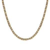 Link Necklace in 18K Yellow Gold Over Sterling Silver 20 Inches 31 Grams