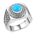 Bali Legacy Sleeping Beauty Turquoise Ring in Sterling Silver (Size 10.0) 1.15 ctw - Sticky add to cart bar