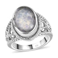 Matrix Tanzanite Ring in Platinum Over Copper (Size 10.0) 5.50 ctw - Sticky add to cart bar
