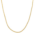 Embossed Wire Chain Necklace in 14K Yellow Gold Over Sterling Silver 10 Grams 20 Inches - Sticky add to cart bar
