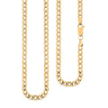 10K Yellow Gold Franco Curb Link Necklace 20 Inches 6.70 Grams - Sticky add to cart bar