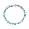 Blue Zircon & Niassa Ruby