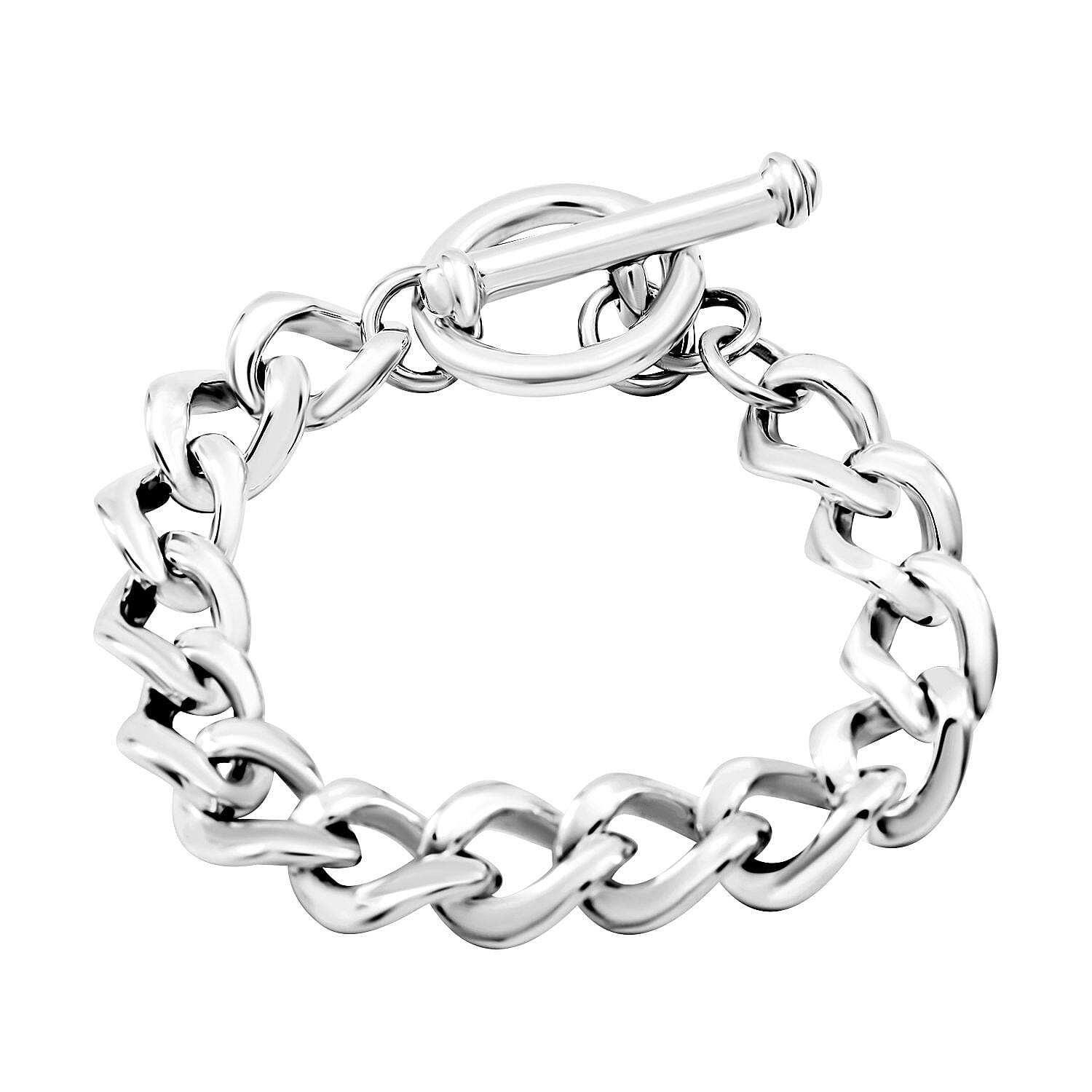 Sterling Silver Bracelet (6.50 In) (12.75 g)