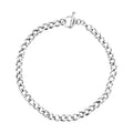 Curb Link Chain Necklace in Sterling Silver 20 Inches 34.20 Grams - Sticky add to cart bar