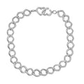 Heart Link Necklace in Sterling Silver 20 Inches 52.90 Grams - Sticky add to cart bar