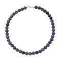 K2 Azurite 250.00 ctw Beaded Necklace in Sterling Silver 18 Inches - Sticky add to cart bar