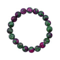 Ruby Zoisite 100.00 ctw Beaded Stretch Bracelet - Sticky add to cart bar
