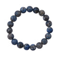 K2 Azurite 100.00 ctw Beaded Stretch Bracelet - Sticky add to cart bar
