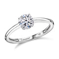 10K White Gold Luxuriant Lab Grown Diamond (E-F, VS) Solitaire Ring (Size 10.0) 1.00 ctw - Sticky add to cart bar
