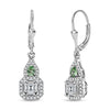 Moissanite & Tsavorite Garnet