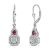 Moissanite & Rubelite