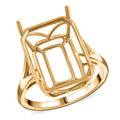 Luxoro 10K Yellow Gold Mounting Ring (Oct 16x12 mm) (2.83 g) - Sticky add to cart bar
