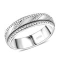 Doorbuster 950 Platinum Spinner Band Ring (Size 6.0) (7.80 g) - Sticky add to cart bar
